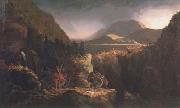 Thomas Cole, Landscape with Figures A Scene from The Last of the Mohicans (mk13)